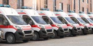 transporte de pacientes com ambulância